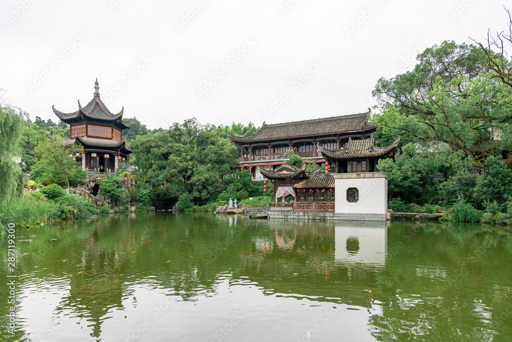 The Zhu garden  of the ancient town of Wuyuan, Shangrao City, Jiangxi Province, China