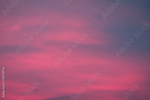 Twilight sky background with copy space for design, background concept.