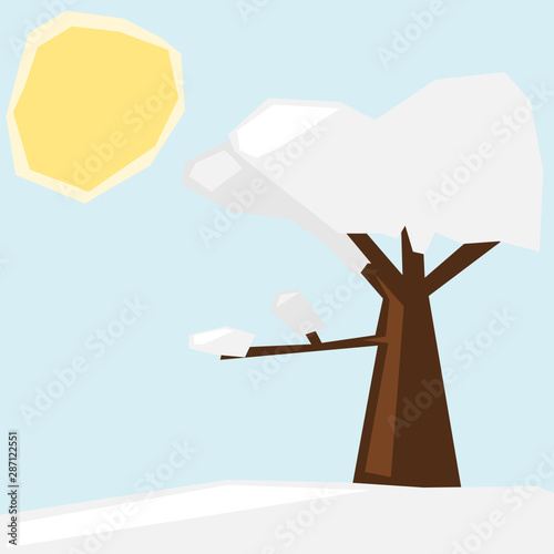 Baum im Winter