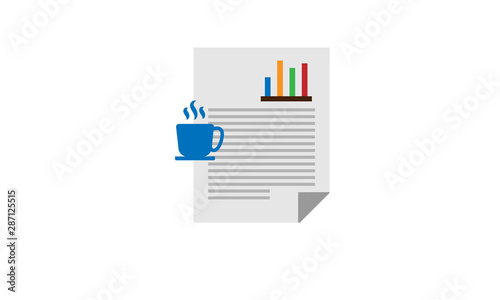 Fresh content icon for advertising and website elements