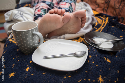 Eating in bed