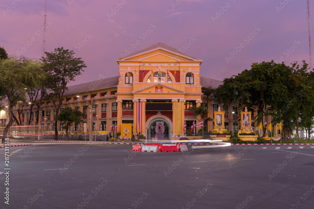 The beautiful building at Bangkok , Thailand The beautiful building at Bangkok , Thailand