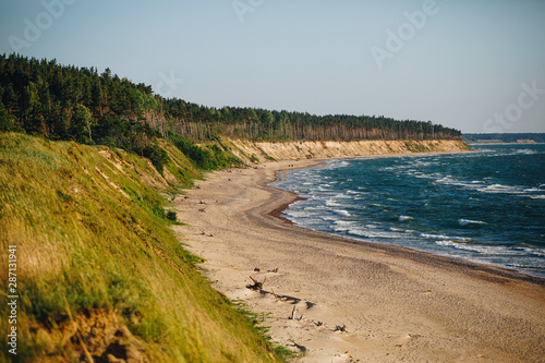 Jurkalne Seashore steep Bluffs