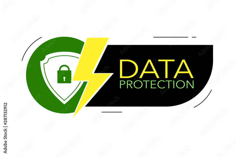 Data protection, privacy and internet security concept. Flat style. Data protection, privacy and internet security concept. Flat style.