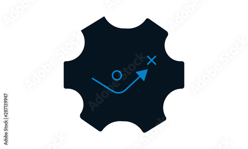 Strategic Planning Icon - vector