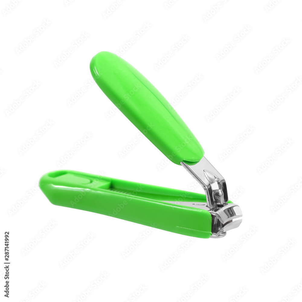 Nail clippers isolated on white background with clipping path Nail clippers isolated on white background with clipping path