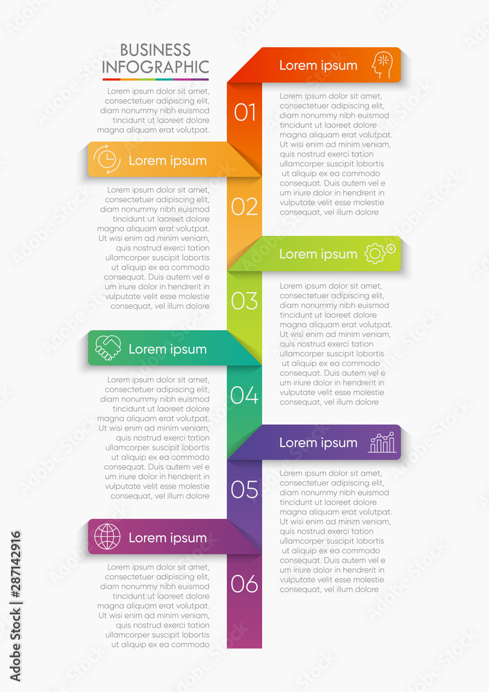 Business data visualization. timeline infographic icons designed for abstract background template milestone element modern diagram process technology digital marketing data presentation chart Vector