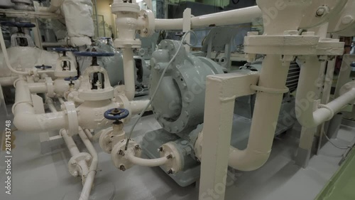 Steam and condensate feed pump with electric motor