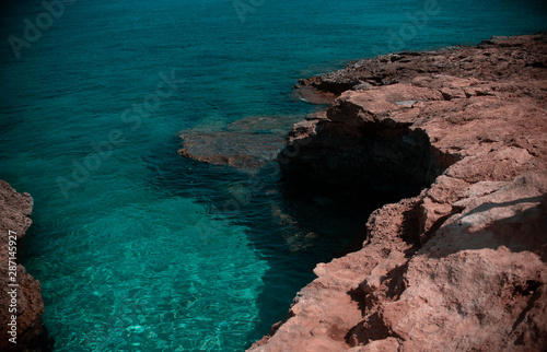 rocks, sea, blue water, recreation, stones