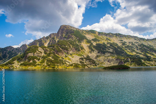 Path between Bezbog lake and hut and the Popovo lake in Pirin national park, near Bansko, Bulgaria © Petar