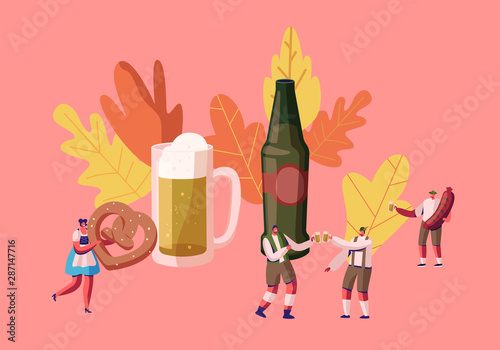 People Celebrate Oktoberfest Festival