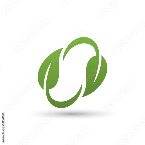 Wallpaper Mural leaf vector isolated white background, Torontodigital.ca