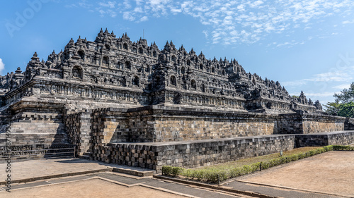 Borobudur temple in indonesia