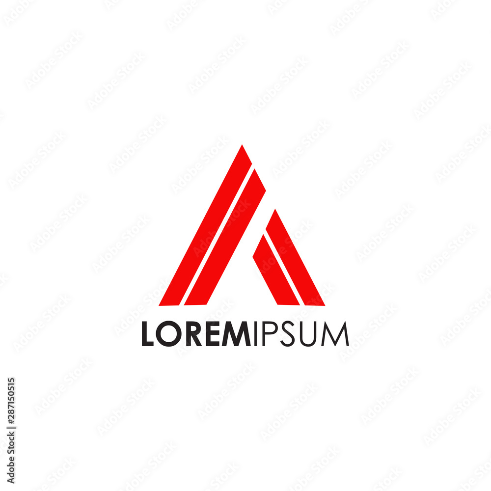 A letter initial logo design vector template A letter initial logo design vector template