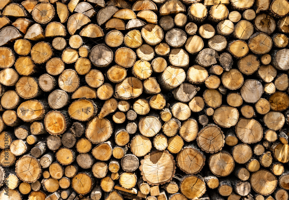 Cut Wood Pattern Background Yellow Brown Cut Wood Pattern Background Yellow Brown