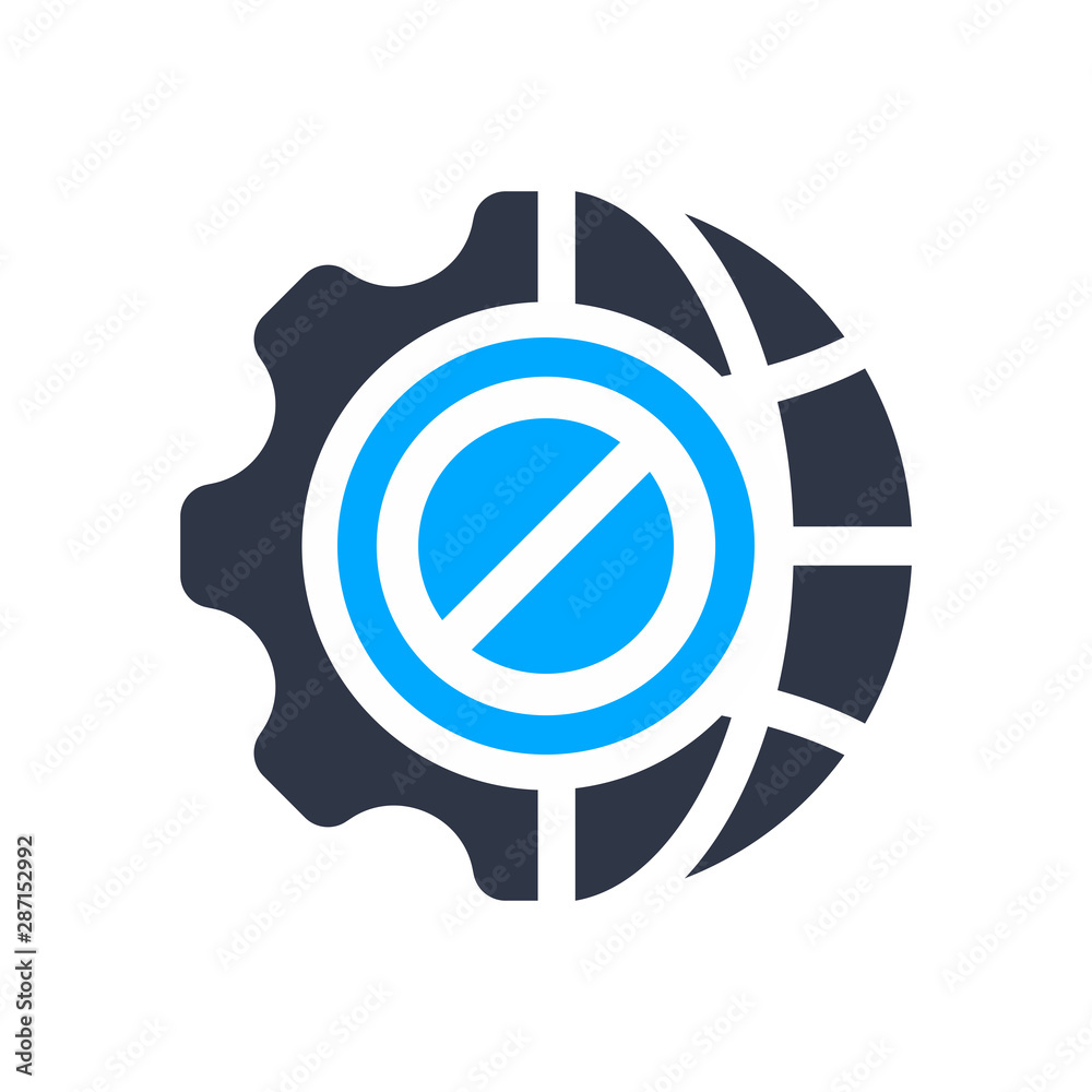 Consulting in business, assistance, business optimization, customer support, customer service icon with not allowed sign, block, forbidden, prohibit symbol Consulting in business, assistance, business optimization, customer support, customer service icon with not allowed sign, block, forbidden, prohibit symbol