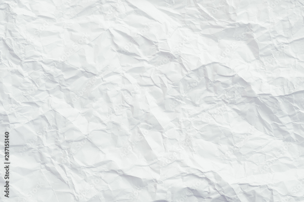 White crumpled paper. Crushed texture surface. Decorative layer. Abstract art background. Copy space. White crumpled paper. Crushed texture surface. Decorative layer. Abstract art background. Copy space.