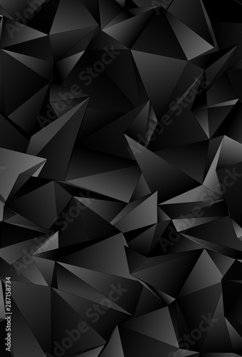 Abstract Low-Poly background. triangulated texture. Design 3d. Polygonal geometrical pattern. Triangular modern style