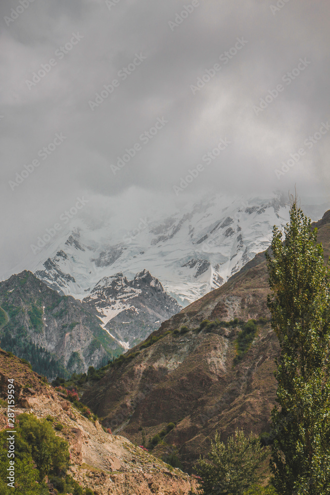 Fototapeta premium A beautiful view of Mountain at Gilgit Baltistan, Pakistan