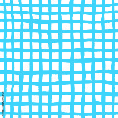 hand drawn seamless traditional blue Oktoberfest patterns