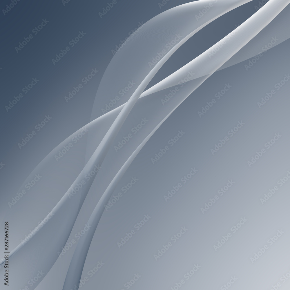 Obraz premium Blue abstract soft background with wave line