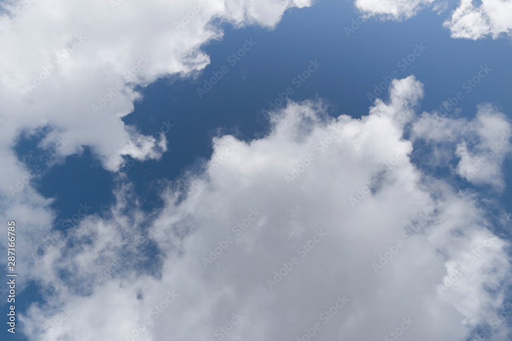 Obraz premium White clouds background.