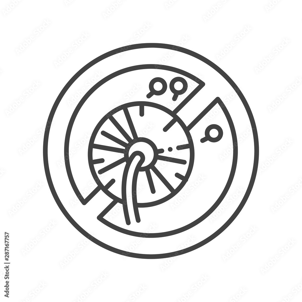 Pollen allergy line black icon. Seasonal disease. Sign for web page, mobile app, button, logo. Vector isolated element. Editable stroke. Pollen allergy line black icon. Seasonal disease. Sign for web page, mobile app, button, logo. Vector isolated element. Editable stroke.