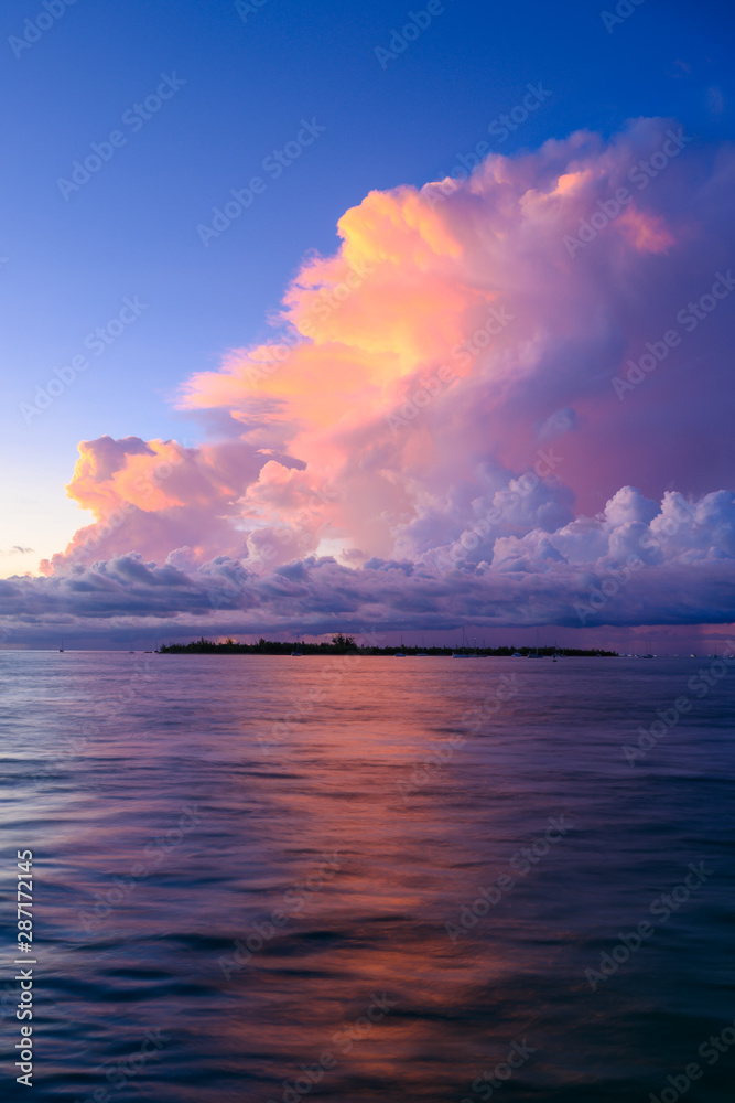 Clouds at Sunset in Key West