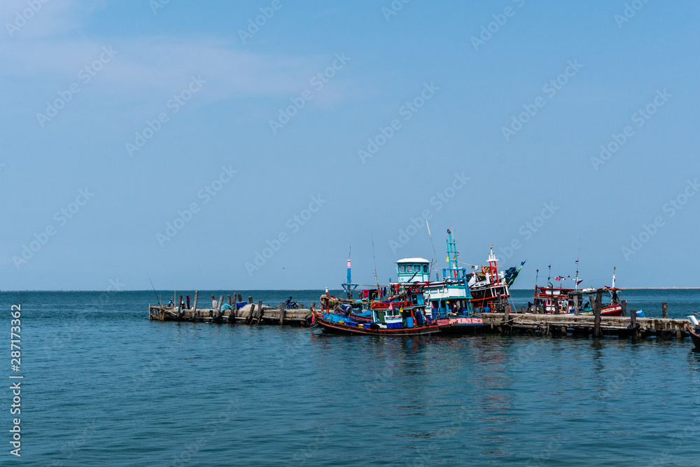 Fishing boat at Ang Sila boat ramp, Chon Buri