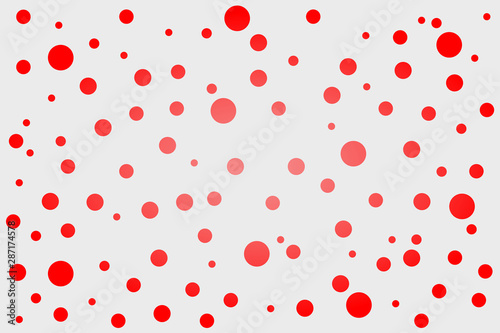 Light red background with bubbles. Blurred decorative design in abstract style with bubbles. Pattern for ads, leaflets.
