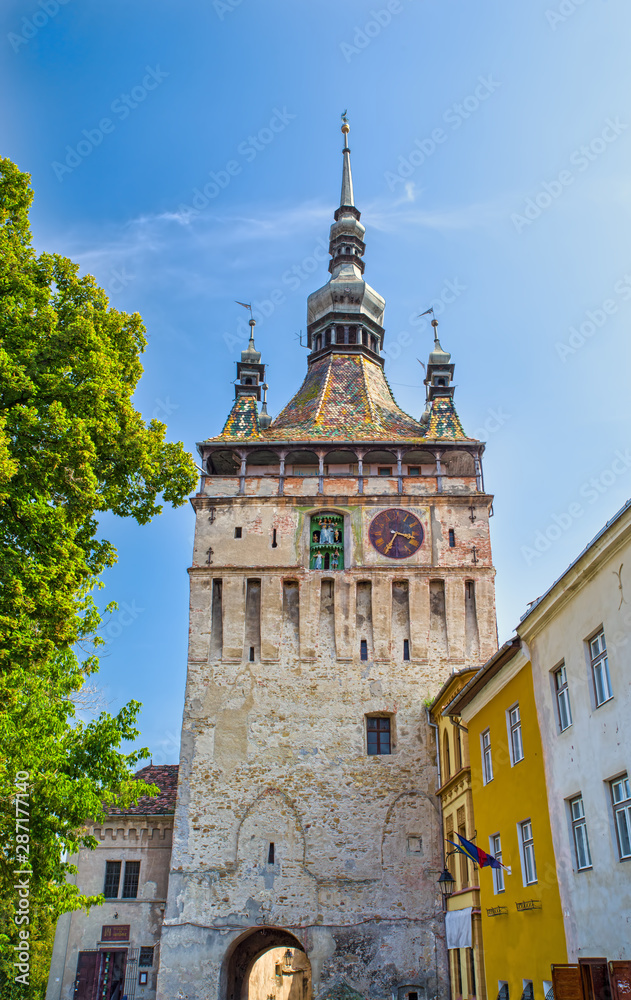 Ancient Clock Tower in Sighisoara