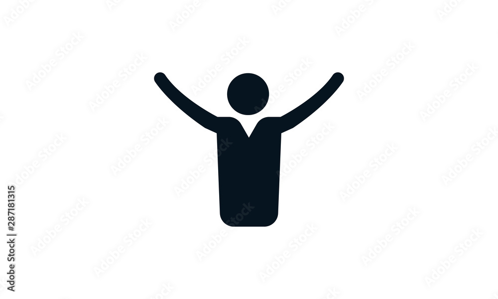 Success icon for achievement and business growth Success icon for achievement and business growth