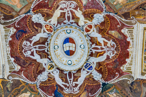 Decorative ceilings of  Log...