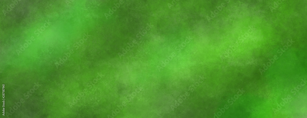 Fototapeta Green abstract grunge texture panoramic background