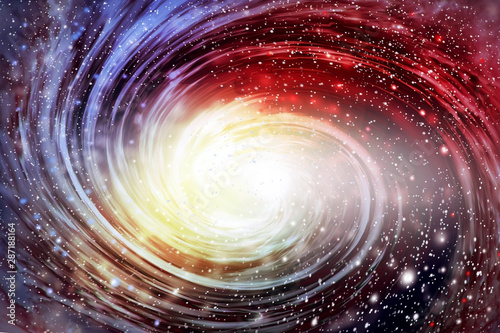 Spiral galaxy in cosmos