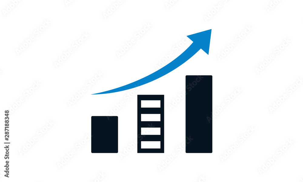 Business growth icon for success and expansion Business growth icon for success and expansion