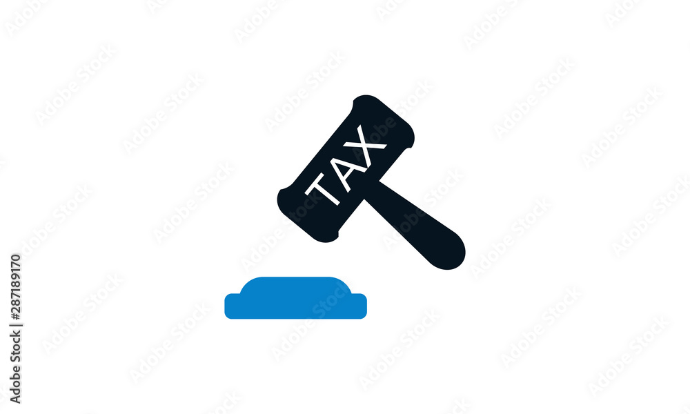 Tax law icon for finance and legal-related websites Tax law icon for finance and legal-related websites