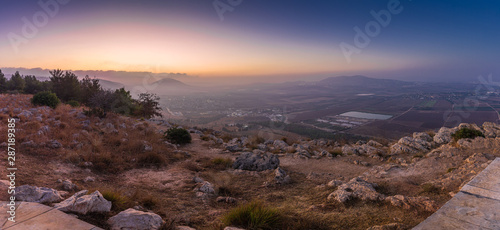 Photos Morning  view at morning sunrice from Mount Precipice on a nearby valley near Na