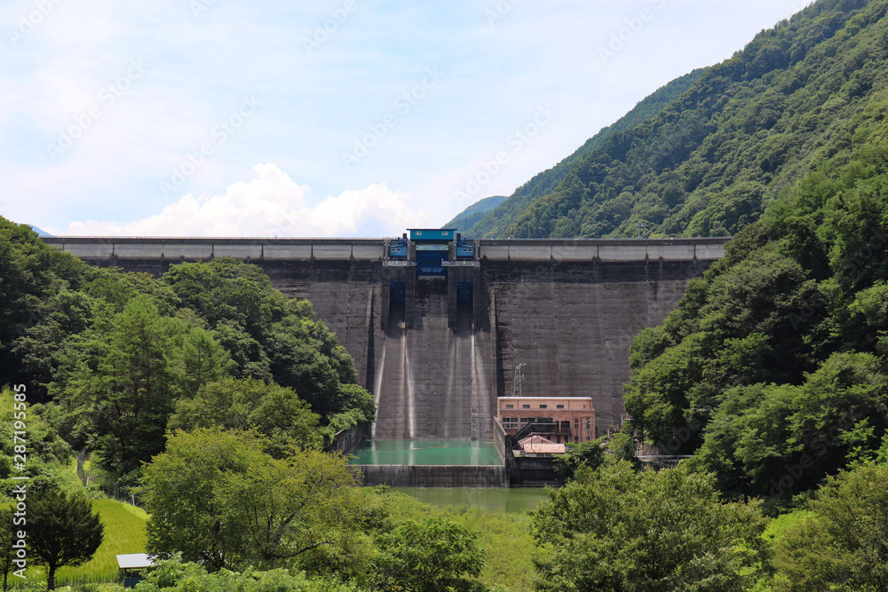 美和ダム(長野県伊那市高遠町),miwa dam,takato,ina city,nagano pref,japan 美和ダム(長野県伊那市高遠町),miwa dam,takato,ina city,nagano pref,japan