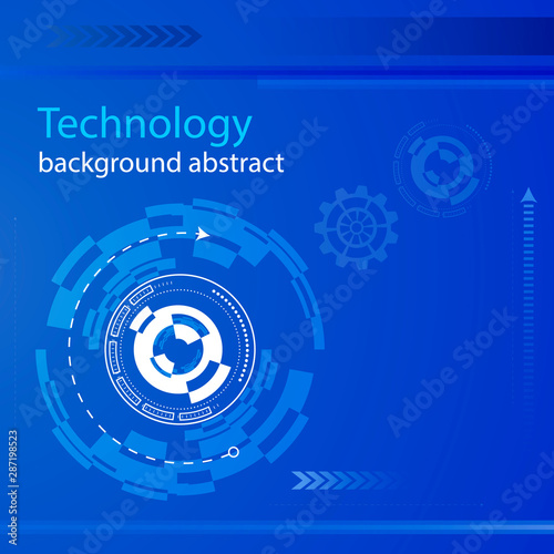 Abstract technology background . Vector illustration.