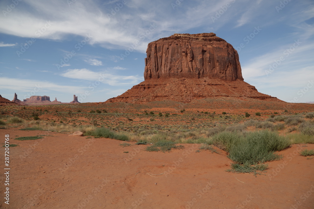 in USA inside the monument valley