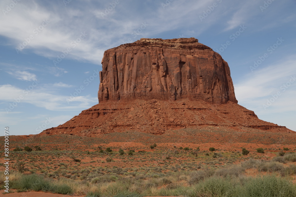 in USA inside the monument valley