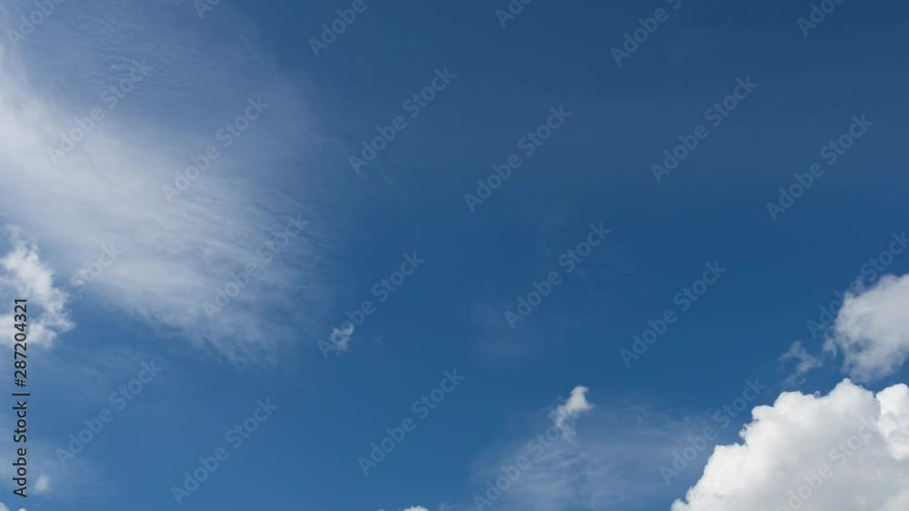 Time lapse blue sky with clouds in background. Cloud moving the sky Time lapse blue sky with clouds in background. Cloud moving the sky