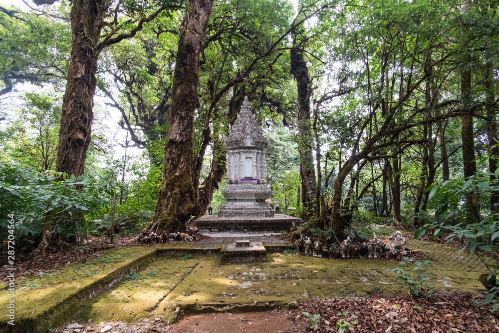 King Inthanon Memorial Stupa. Doi Inthanon national park, Chiang Mai, Thailand.