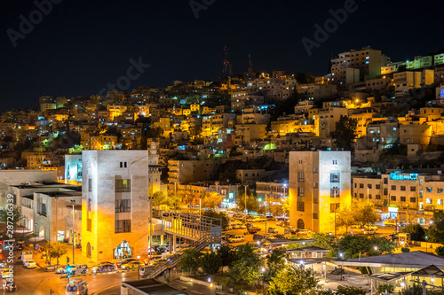 Aerial view of Amman City