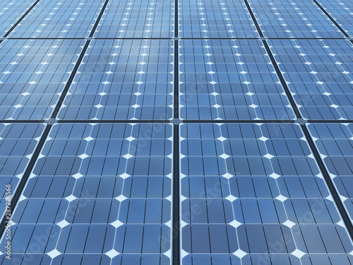 Details of solar panels.