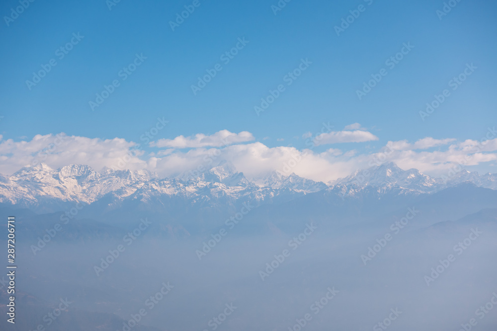 Himalaya mountains on clouds Himalaya mountains on clouds