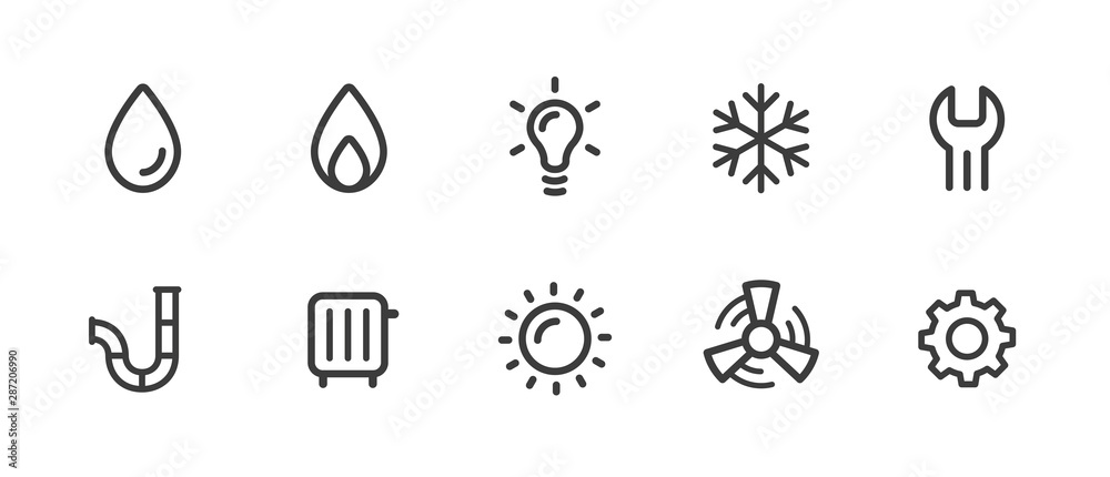 Sanitär Symbole