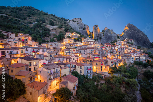 Schilderij op canvas Borgo di Castelmezzano, Basilicata