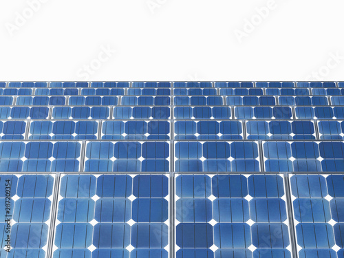 Isolated solar panels